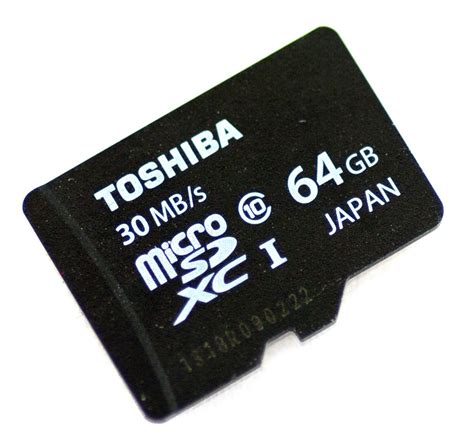 Toshiba microSD Class 10 UHS